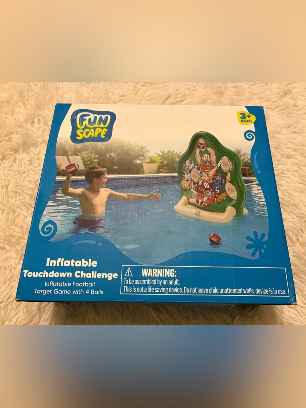 Inflatable Touchdown Challenge - Green